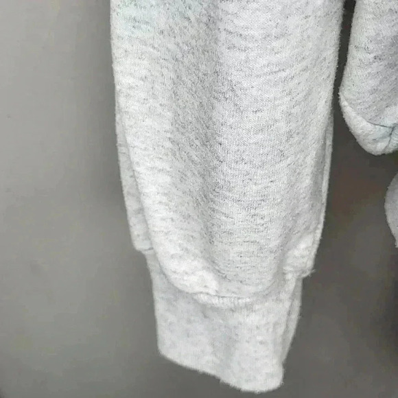 Vintage Basic Editions Teddy Bear Turtleneck Sweatshirt Gray Womens Size Large - Picture 9 of 14